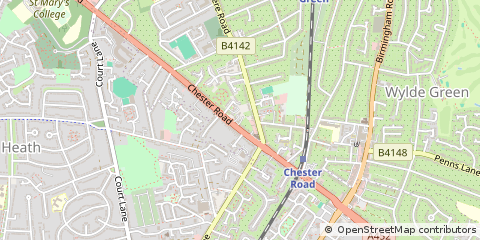 Map of West Midlands