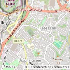 Map of Dudley
