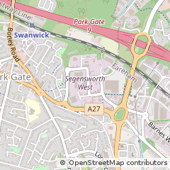 Map of Fareham, Hampshire