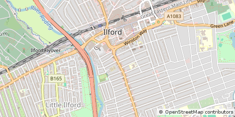 Map of Ilford