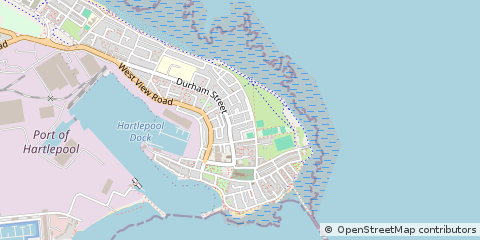 Map of Hartlepool