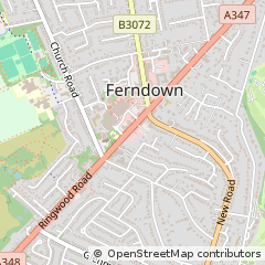Map of Ferndown