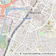 Map of Walsall