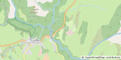 Map of Aberystwyth, Ceredigion