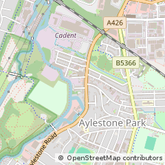 Map of Leicester