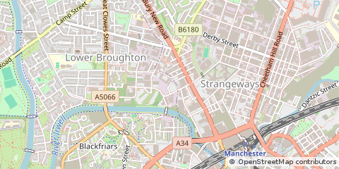 Map of Salford