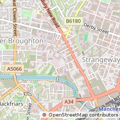 Map of Salford