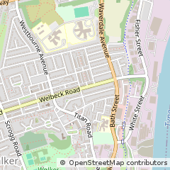 Map of Newcastle Upon Tyne