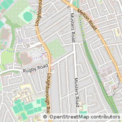 Map of Nottingham, Nottinghamshire