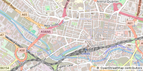 Map of Leeds