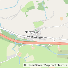 Map of Carmarthen
