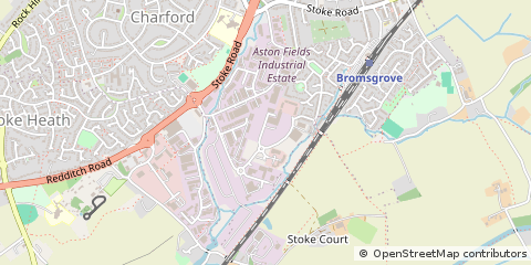 Map of Bromsgrove