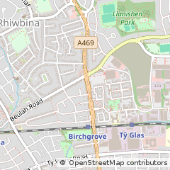 Map of Cardiff