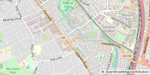 Map of Colindale, London