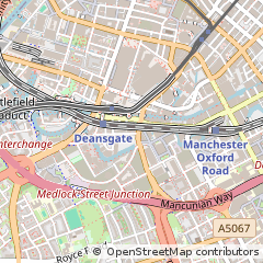 Map of Manchester