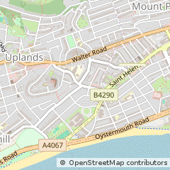 Map of Swansea