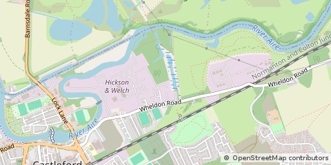 Map of West Yorkshire.