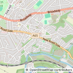 Map of Leeds, West Yorkshire
