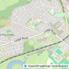 Map of Newport, Gwent