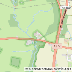 Map of Horsham, West Sussex