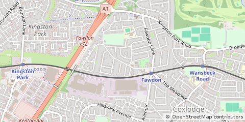 Map of Newcastle Upon Tyne