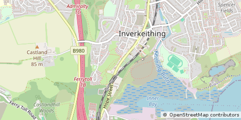 Map of Inverkeithing