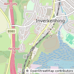 Map of Inverkeithing