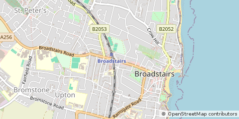 Map of Broadstairs, Kent