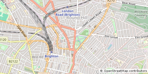 Map of Brighton