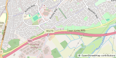 Map of Reading, Berks