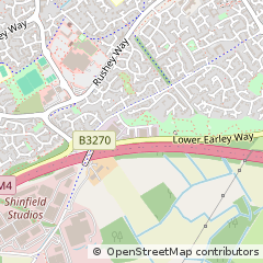 Map of Reading, Berks