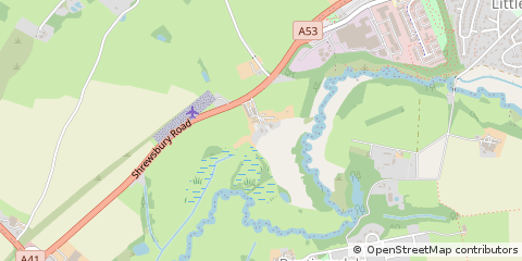 Map of Market Drayton, Shropshire