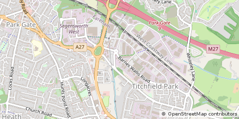 Map of Fareham