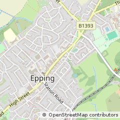 Map of Epping, Essex