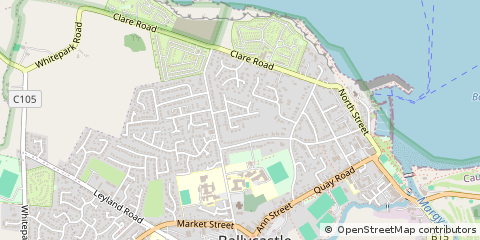 Map of Ballycastle, Antrim