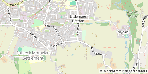 Map of Pudsey