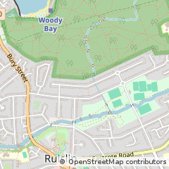 Map of Ruislip, Middlesex