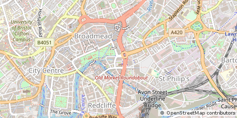 Map of Bristol