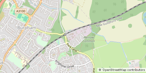 Map of Guildford