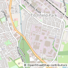 Map of Fareham, Hampshire