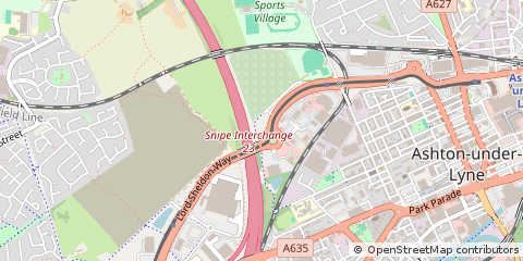 Map of Ashton-Under-Lyne