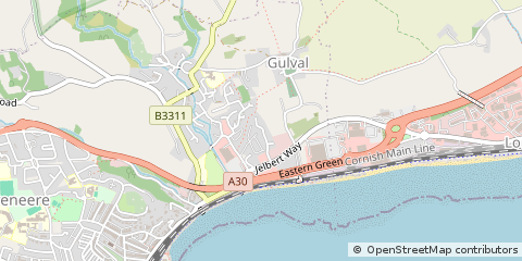 Map of Penzance