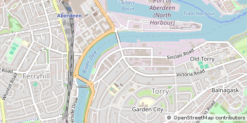 Map of Aberdeen
