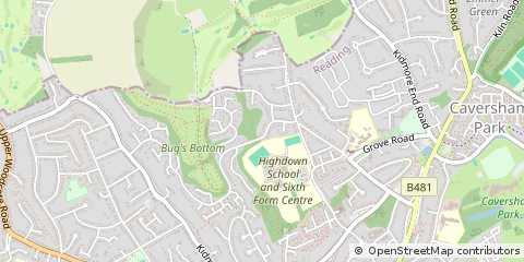Map of Reading