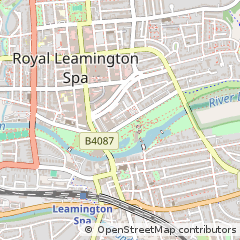 Map of Leamington SPA, Warwickshire