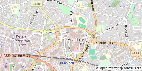 Map of Bracknell