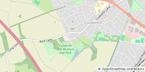 Map of Doncaster