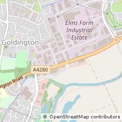 Map of Bedford, Bedfordshire