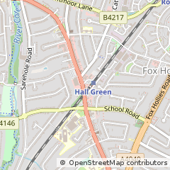 Map of Birmingham, West Midlands