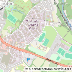 Map of Brislington Bristol, Avon